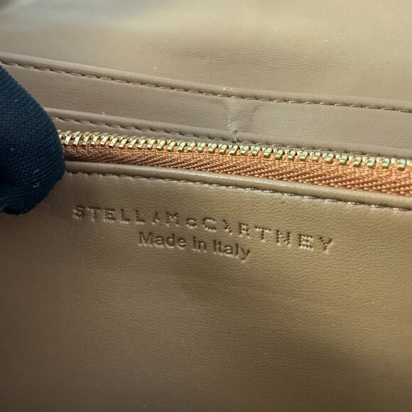 Stella McCartney Falabella Chain-link Detail Brown Leather Long Wallet - Picture 7 of 15